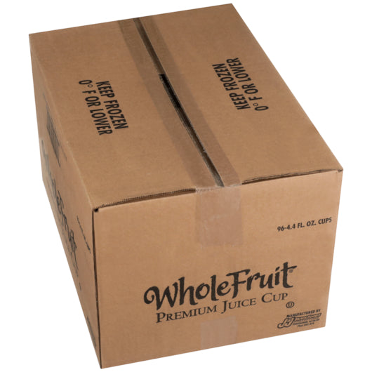Whole Orange Pineapple Premium Juice Cup, 96 x 4.4 oz Case - GS1 closed shipping case image