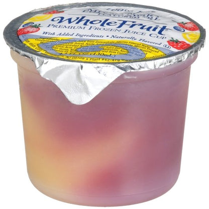 Whole Fruit 100% Juice Mixed Berry & Lemon Swirl Premium Frozen Cup, 96 x 4 oz Case - DOT product image 3