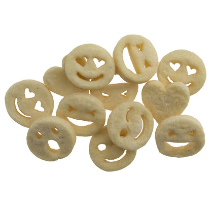 Mccain Emoticons Crispy Potato Shapes, 6 x 24 lb Case - Frozen Potatoes Sides