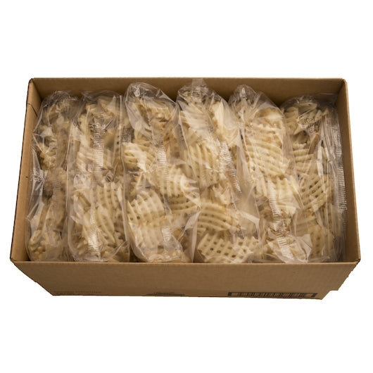 Mccain Skin On Cross Trax Waffle Fries, 6 x 6 x 27 lb Case - DOT product image 4