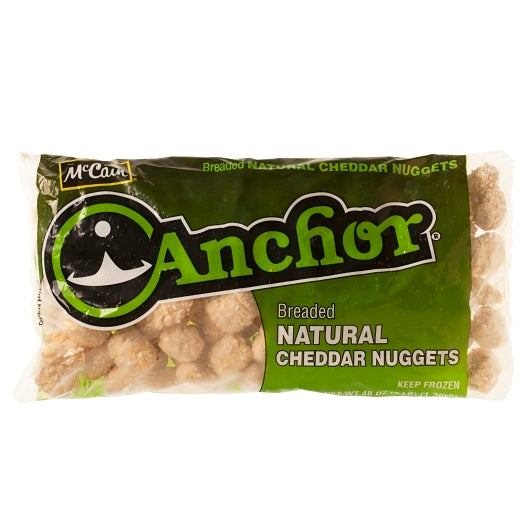 Anchor Breaded Natural Cheddar Nuggets, 6 x 3 lb Case - DOT product image 2