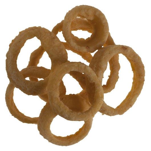 Golden Crisp Beer Battered Thick Onion Rings, 6 x 2.5 lb Case - Frozen Vegetables & Sides