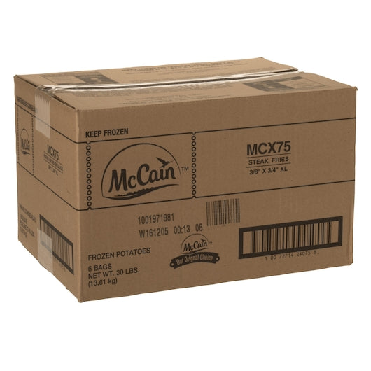 Mccain Steak Fries, 6 x 6 x 30 lb Case - DOT product image 3