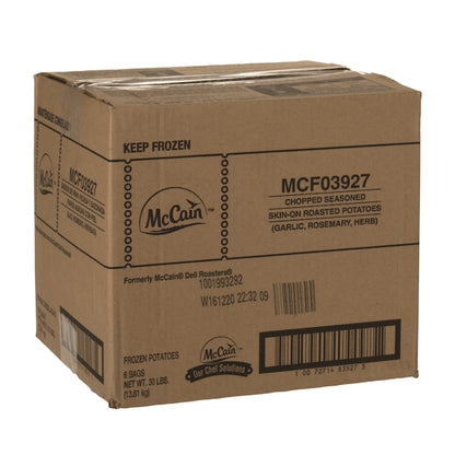 Mccain Seasoned Skin On Roasted Potatoes, 6 x 6 x 30 lb Case - DOT product image 3