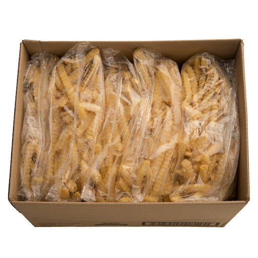 Mccain 1/2 Inch Thick Crinkle Cut French Fries, 6 x 6 x 30 lb Case - DOT product image 7