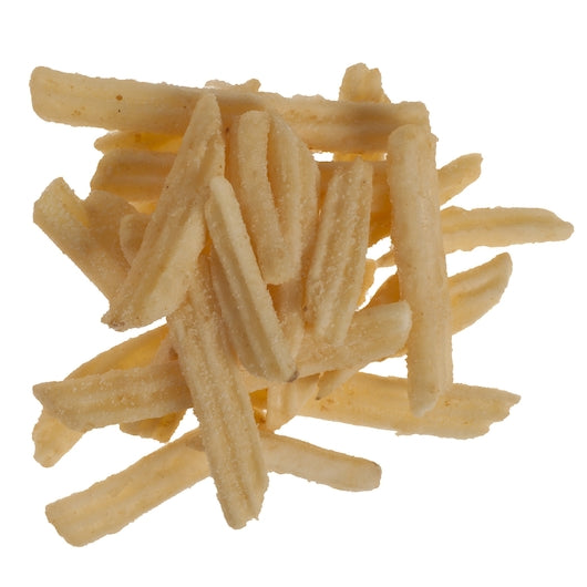 Brew City Beer Battered Ridge City Bottle Neck Fries, 6 x 6 x 30 lb Case - Frozen Potatoes Sides