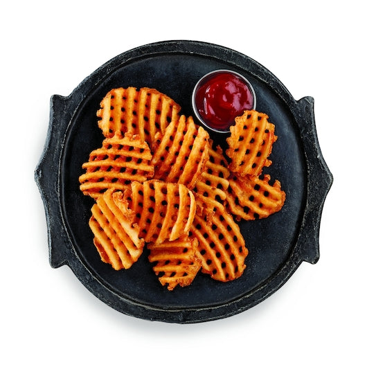 Mccain Redstone Canyon Skin On Seasoned Waffle Fries, 6 x 6 x 27 lb Case - DOT product image 5