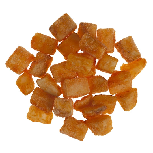 Mccain Redstone Canyon 3/4" x 1" x 5/8" Skin On Seasoned Hash Brown Cube, 6 x 6 x 30 lb Case - Frozen Potatoes Sides