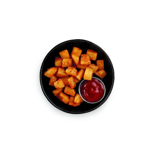 Mccain Redstone Canyon 3/4" x 1" x 5/8" Skin On Seasoned Hash Brown Cube, 6 x 6 x 30 lb Case - DOT product image 4