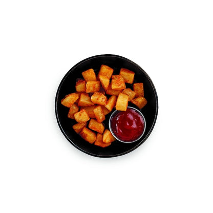 Mccain Redstone Canyon 3/4" x 1" x 5/8" Skin On Seasoned Hash Brown Cube, 6 x 6 x 30 lb Case - DOT product image 4