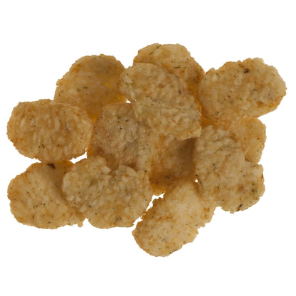 Mccain Babycakes Seasoned 1/2" to 3/4" Round Hash Brown Bites, 6 x 6 x 18 lb Case - Frozen Potatoes Sides