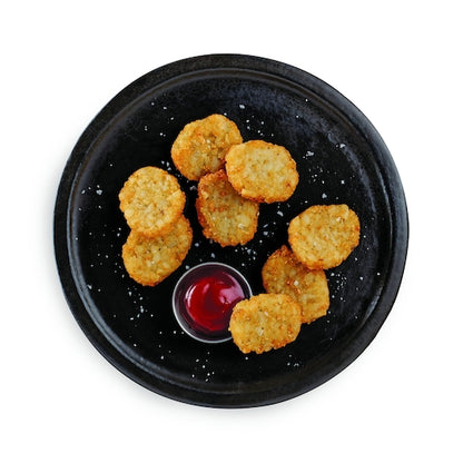 Mccain Babycakes Seasoned 1/2" to 3/4" Round Hash Brown Bites, 6 x 6 x 18 lb Case - DOT product image 2