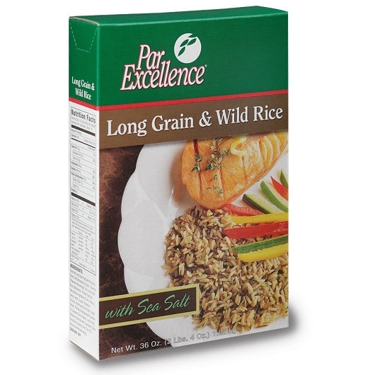 Producers Rice Mill Par Excellence Long & Wild Blend Seasoned Rice, 6 x 36 oz Case - Breakfast Foods