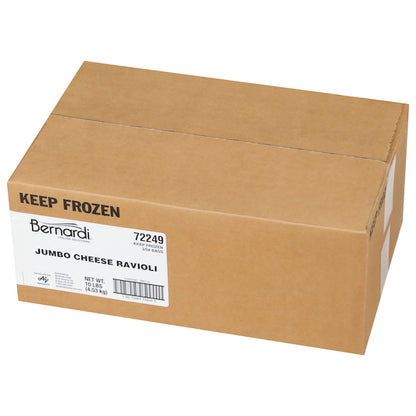 Bernardi Jumbo Round Cheese Ravioli, 2 x 5 lb Case - GS1 closed shipping case image