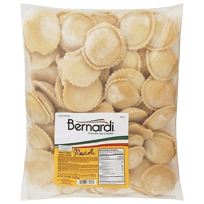 Bernardi Whole Grain Jumbo Cheese Ravioli, 2 x 1 each Case - Pantry Ingredients