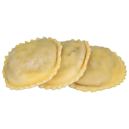 Bernardi Jumbo Round Portobello Mushroom Ravioli, 2 x 5 lb Case - GS1 raw or uncooked product image
