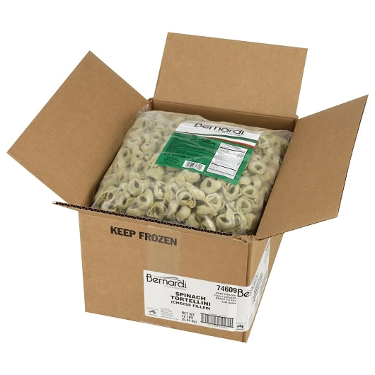 Bernardi Spinach Tortellini, 3 x 4 lb Case - GS1 open-case image