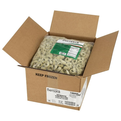 Bernardi Spinach Tortellini, 3 x 4 lb Case - GS1 open-case image