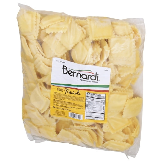 Bernardi Square Cheese Ravioli, 2 x 5 lb Case - GS1 inner-pack image