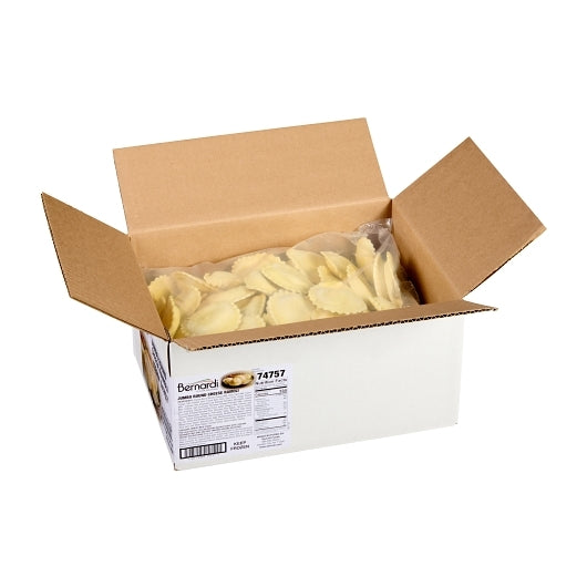Bernardi Round Jumbo Cheese Ravioli, 2 x 5 lb Case - GS1 open-case image