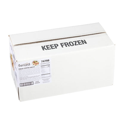 Bernardi Cheese Stuffed Shells, 3 x 4.5 lb Case - GS1 closed shipping case image