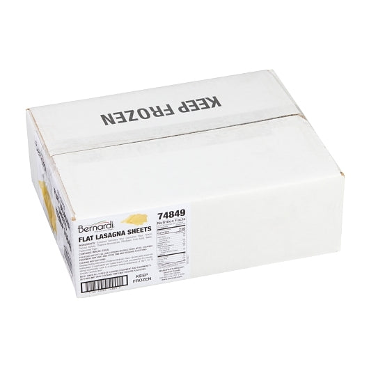 Bernardi Bulk Pasta Sheets, 1 x 10 lb Case - GS1 closed shipping case image