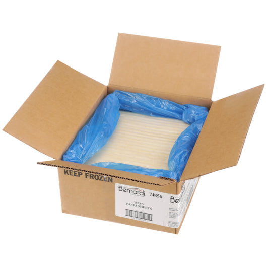 Bernardi Wavy Lasagna Pasta Sheets, 1 x 10 lb Case - GS1 open-case image