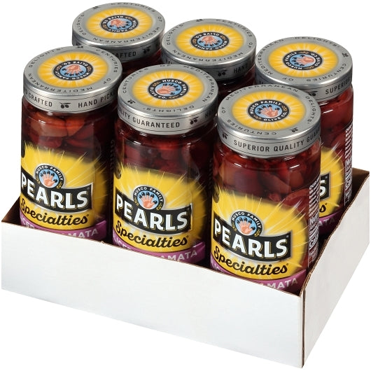 Pearls Sliced Kalamata Olives Jar, 6 x 6.7 oz Case - DOT product image 6