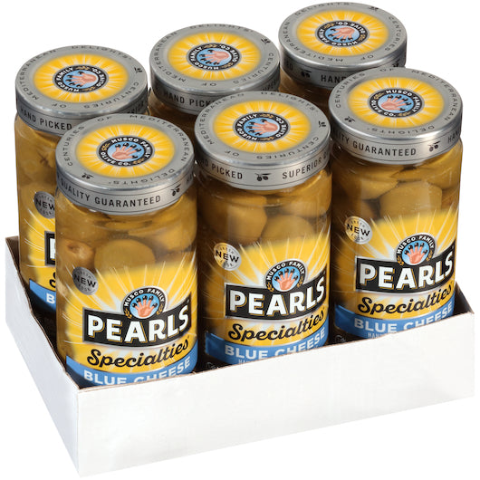 Pearls Blue Cheese Stuffed Queen Olives Jar, 6 x 6.7 oz Case - DOT product image 8