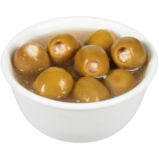 Pearls Blue Cheese Stuffed Queen Olives Jar, 6 x 6.7 oz Case - DOT product image 6