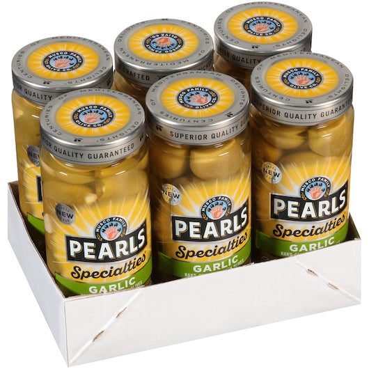 Pearls Garlic Stuffed Queen Olives Jar, 6 x 7 oz Case - DOT product image 7