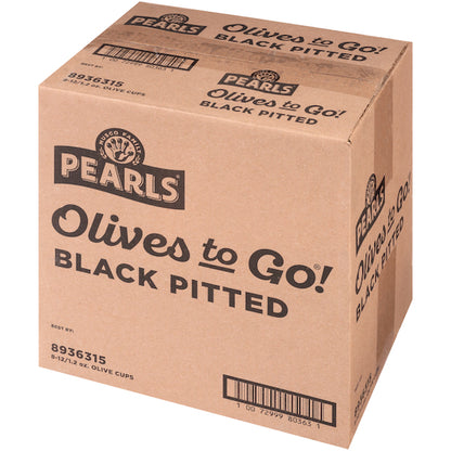 Pearls Black Ripe Olives To Go, 8 x 12 x 1.2 oz Case - DOT product image 6