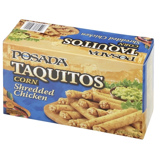 Posada Chicken Taquito, 4 x 1.1 oz Case - Prepared Foods