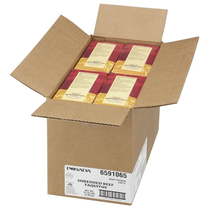 Posada Beef Taquito, 192 x 1.1 oz Case - DOT product image 4
