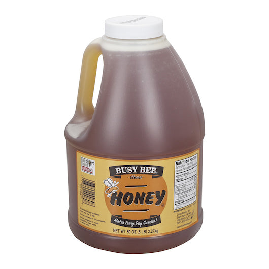Busy Bee Honey Bulk, 6 x 80 oz Case - Pantry Ingredients