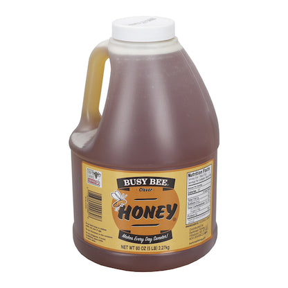 Busy Bee Honey Bulk, 6 x 80 oz Case - Pantry Ingredients