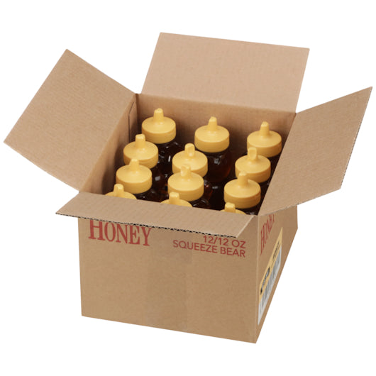 Busy Bee Import Honey Bear Bottle, 12 x 12 oz Case - Pantry Ingredients