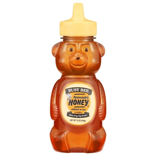 Busy Bee Import Honey Bear Bottle, 12 x 12 oz Case - Pantry Ingredients