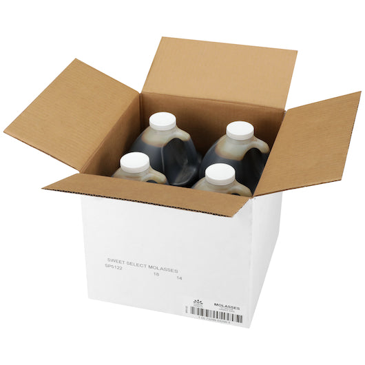 Sweet Select UNSULPHURED JUG Molasses Bulk, 4 x 189.6 oz Case - GS1 open-case image
