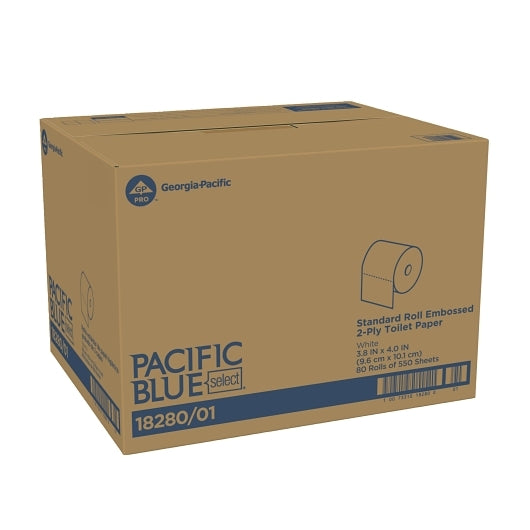 Preference BATH TISSUE EMBOSSED 2 PLY WHITE, 80 x 1 ct Case - DOT product image 7