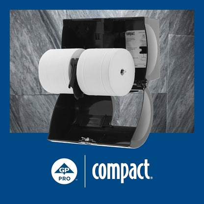 Compact Coreless Bath Tissue High Capacity Small Roll 2 Ply, 36 x 1 ct Case - Janitorial Supplies