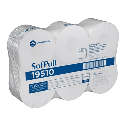 Sofpull 2 Ply High Capacity Centerpull Tissue; 1 Count; 6 Per Case - DOT product image 1