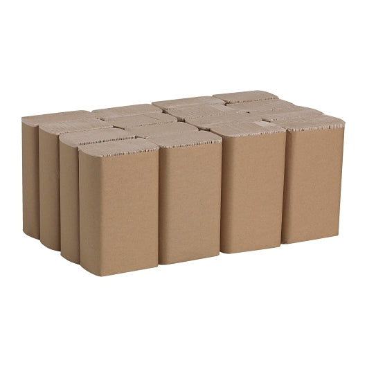 Pacific Blue Basic M-Fold Recycled (3rd Party) Brown Paper Towel, 16 x 1 ct Case - DOT product image 7