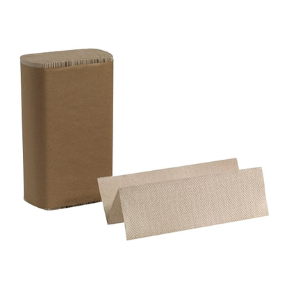 Pacific Blue Basic M-Fold Recycled (3rd Party) Brown Paper Towel, 16 x 1 ct Case - DOT product image 5