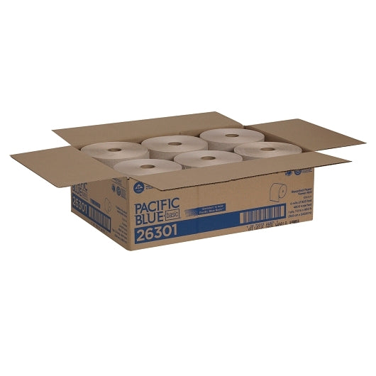 Envision Epa Compliant Basic Roll Recycled (3rd Party) Brown Paper Towel, 6 x 1 ct Case - DOT product image 2
