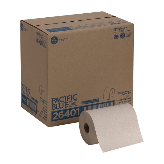 Envision Epa Compliant Basic Roll Recycled (3rd Party) Brown Paper Towels, 12 x 1 ct Case - DOT product image 6