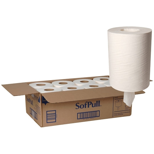 SofPull PAPER TOWEL 1 PLY WHITE CENTER PULL, 8 x 1 ct Case - DOT product image 7