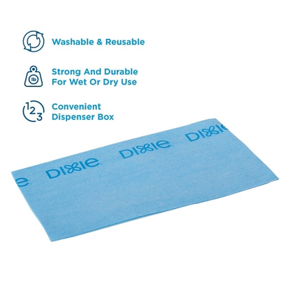 Dixie Gp Pro Disposable Foodservice Blue & Blue Stripe Towel, 1 x 1 ct Case - DOT product image 3
