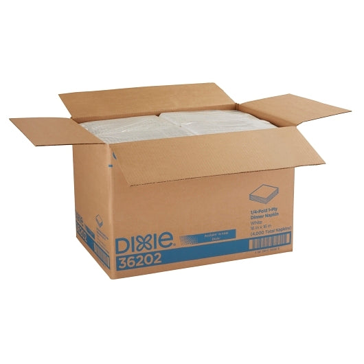 Georgia Pacific Acclaim 16 Inch X 16 Inch 1 Ply 1/4 Fold Paper White Dinner Napkin, 8 x 1 ct Case - DOT product image 7