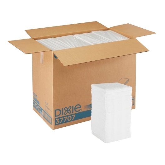 Dixie Gp Pro 1/4 Fold 1 Ply Luncheon White Napkin, 1 x 12 x 500 ct Case - GS1 raw or uncooked product image